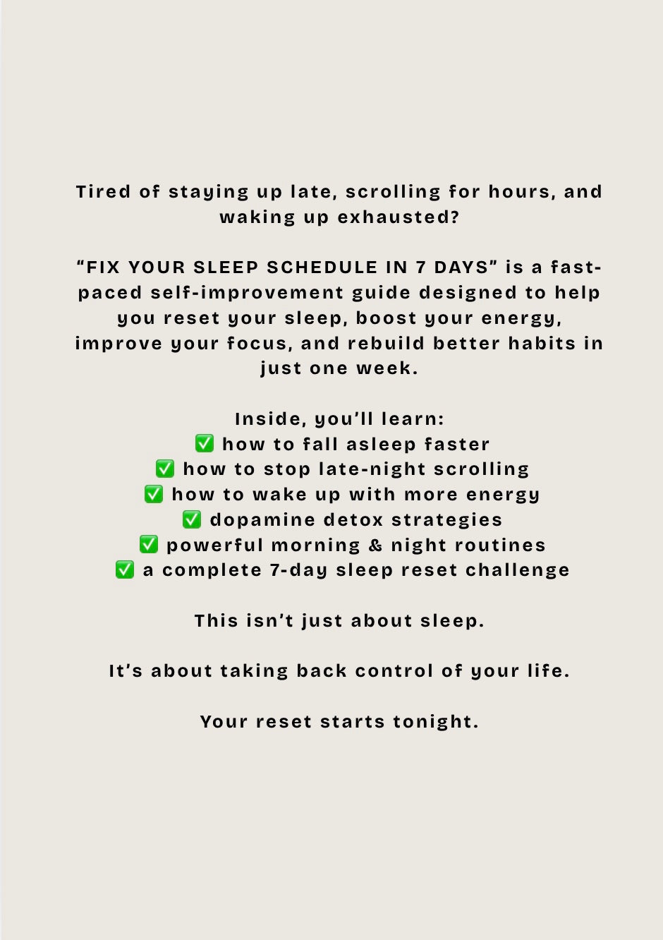 sleep guide